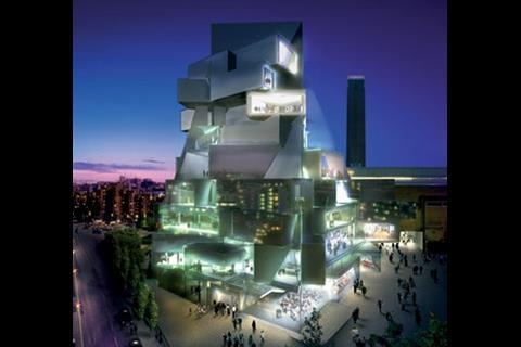 Herzog & de Meuron's old design for the Tate Modern extension